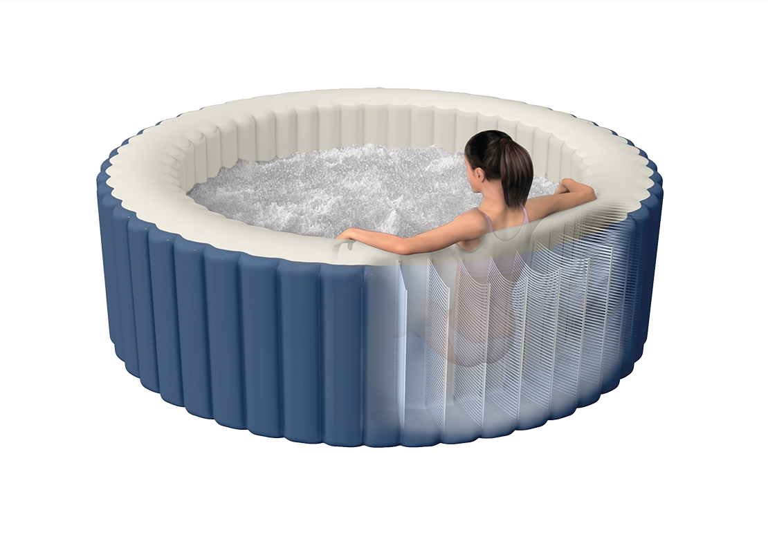 Marimex Whirlpool nafukovacie kúpele Pure Spa - Bubble HWS, modrá (11400275)