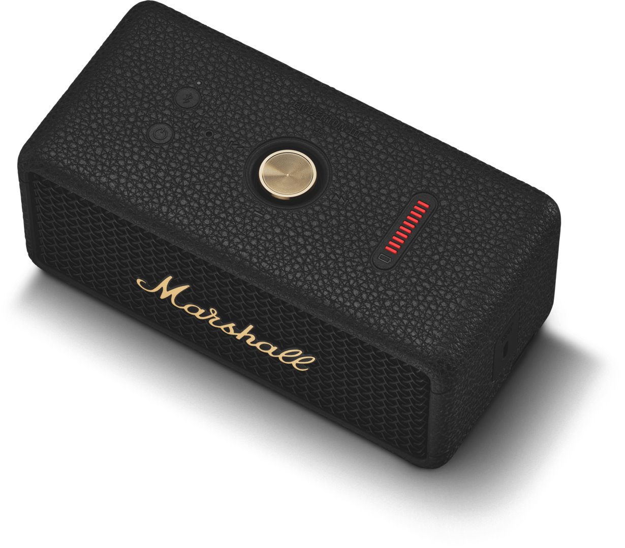Marshall Emberton III Black & Brass, čierna