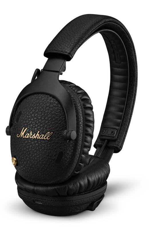 Marshall Monitor III BT A.N.C., slúchadlá cez uši, čierne