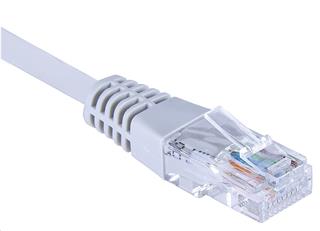 Masterlan komfortný prepojovací kábel UTP Cat5e,0,5m,sivý