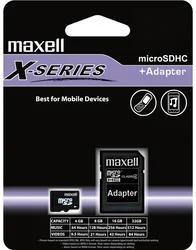 MAXELL MicroSDHC paměťová karta 8 GB
