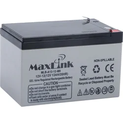 MaxLink olověná baterie AGM 12V 12Ah,Faston 6,3mm