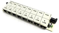 MaxLink pasivní PoE adaptér 8 portový (POE-8)