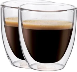 Maxxo Termo sklenice Espresso 80 ml, 2 ks