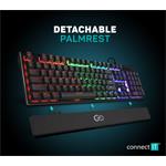 Mechanická herná klávesnica CONNECT IT GG (verzia CZ+SK), ČIERNA
