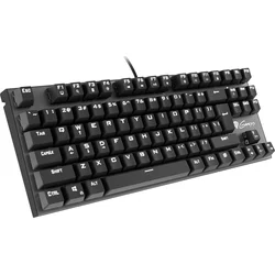 Mechanická herní klávesnice GENESIS THOR 300 TKL, US layout, bílé podsvícení, Outemu Red switch