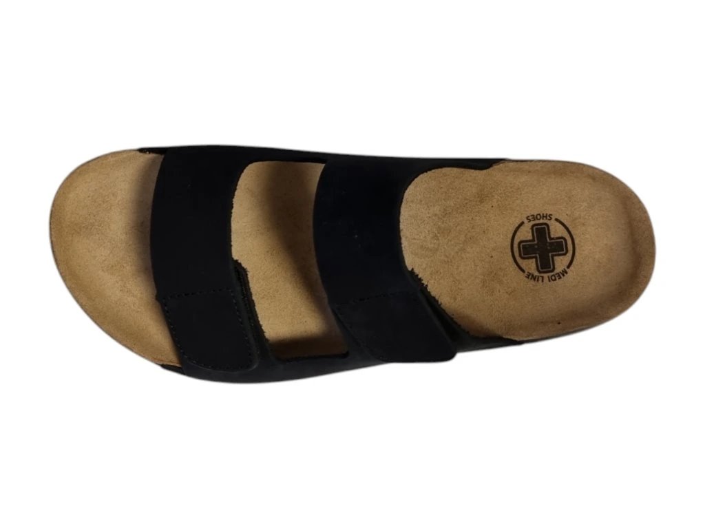 Medi Line 1640-25, černé, vel. 39