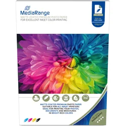 MediaRange A4 100 listov 130g matný atrament MRINK101