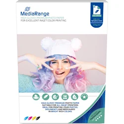 MediaRange A4 100 listov 220g lesklý MRINK103