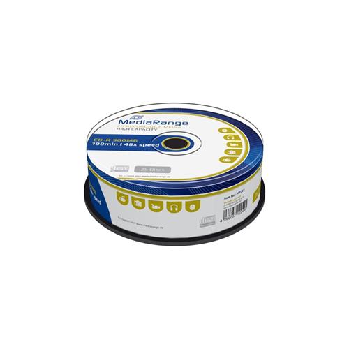 MediaRange CD-R 900MB/100min 48x SPINDL (25 balení)