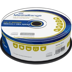 MediaRange CD-R 900MB/100min 48x SPINDL (25 balení)