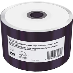 MediaRange Mini DVD-R 8cm 1,4GB 4x prázdny film 50ks Inkjet Printable