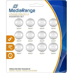 MediaRange Premium lithium baterie CR2016|CR2025|CR2032|CR2450 set, 12ks