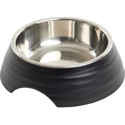 Melamínová miska Buster Frosted Ripple Bowl 160 ml čierna