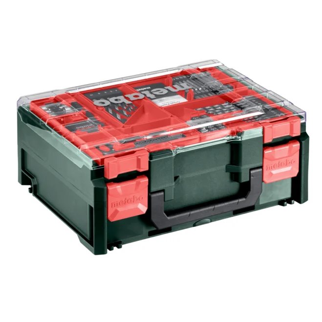 METABO BS 18 L BL Set - mobilní dílna, aku vrtačka, baterie, nabíječka (613155710)