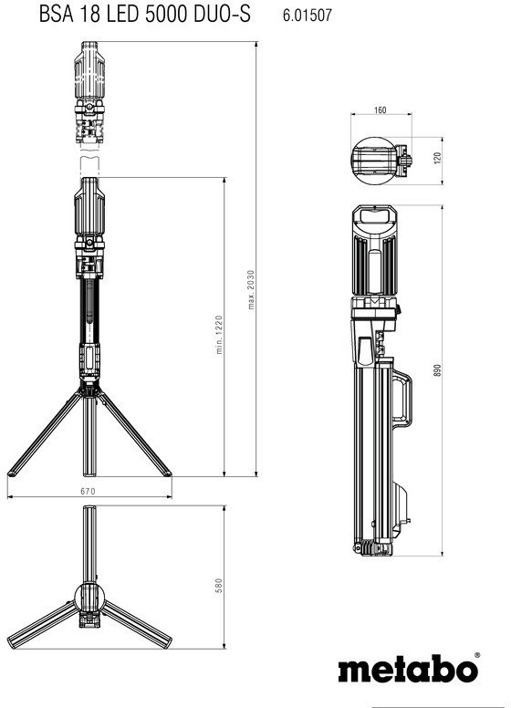 Metabo BSA 18 LED 5000 DUO-S (601507850)