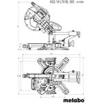 Metabo KGS 18 LTX BL 305 (614305850)