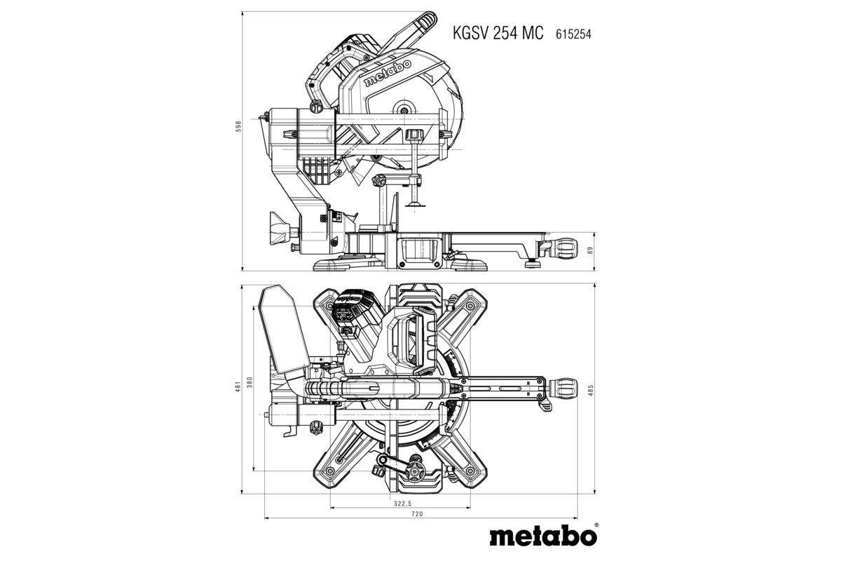 Metabo KGSV 254 MC (615254000)