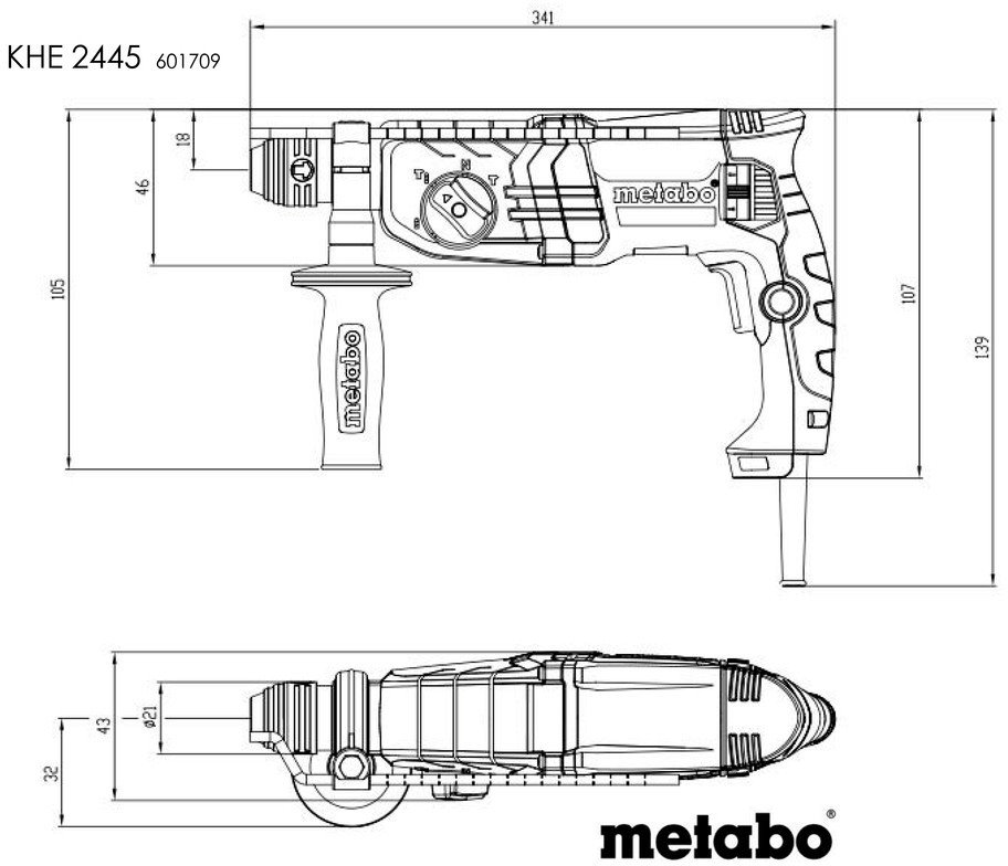 Metabo KHE 2445 (601709500)