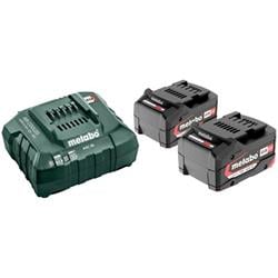 Metabo nabíječka ASC 55 + 2x akumulátor Li-Power 18V/4Ah