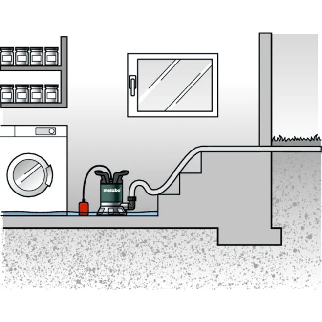 Metabo TP 7500 SI Ponorné čerpadlo na čistou vodu (0250750013)