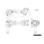 Metabo W 18 7-125 (602371850), bez batérie
