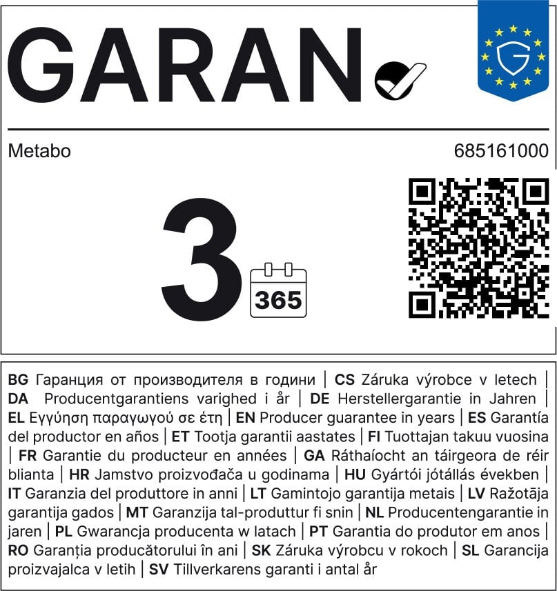 Metabo Základní sada 2 X 2,0 Ah (685161000)