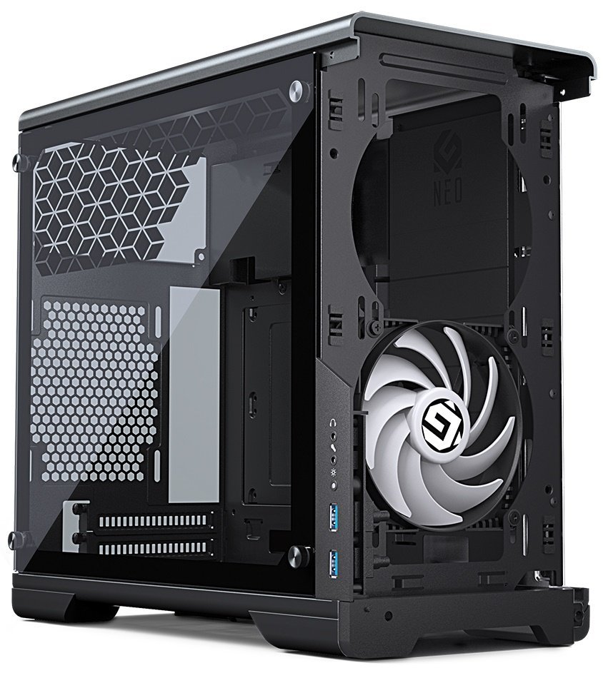 Metallic Gear by Phanteks NEO Mini V2, čierna MG-NE210_BK02