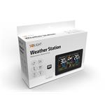 Meteostanica Solight, extra veľký farebný LCD displej, teplota, vlhkosť, tlak, RCC, nabíjanie cez USb, čierna