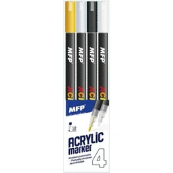 MFP Akrylový popisovač 1mm set 4ks
