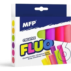 MFP Chalk M sidewalk fluo round 6 ks mix farieb - krabica