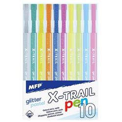 MFP Gelové pero set BS 10ks GLITTER + PASTEL
