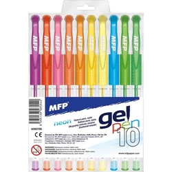 MFP Gelové pero set NEON 10 ks GN1068-10