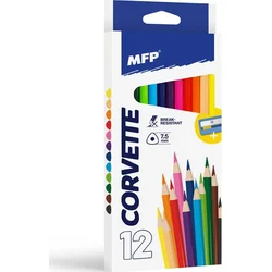 MFP Pastelky 12 ks trojuholníkové s orezávačom