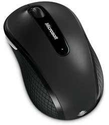 Microsoft myš Wireless Mobile Mouse 4000 BlueTrack, black, bezdrátová pro notebooky, Retail