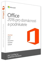 Microsoft Office 2016 pro domácnosti a podnikatele T5D-02421