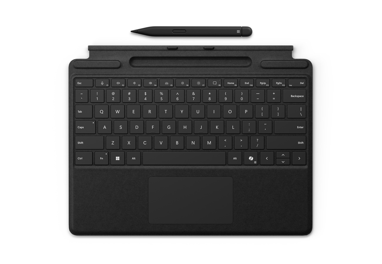 Microsoft Surface Pro Keyboard + Slim Pen 2 Bundle (Black, EN)