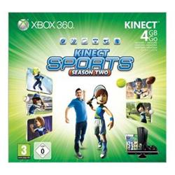 Microsoft XBOX 360 herní konzole Slim Standard system Kinect 4GB Black Piano + Kinect Sports 2
