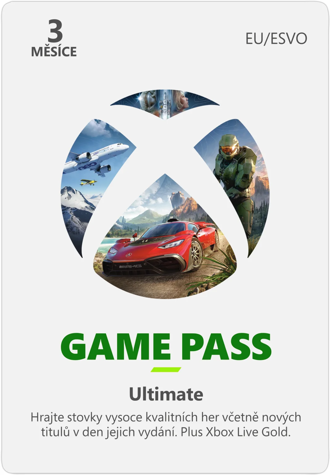 Microsoft Xbox Game Pass Ultimate - 3 měsíce ESD (EU)