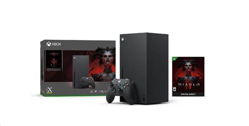 Microsoft Xbox Series X + Diablo IV (RRT-00037)