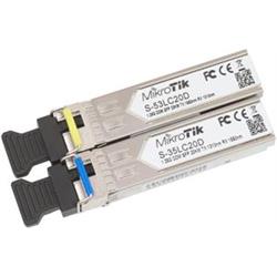 MikroTik SFP pair S-3553LC20D, SM, 20km, 1.25G