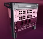 MikroTik SolidRACK 5 mini, 10-palcový stolný rack, 5U