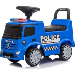 Milly Mally Detské odrážadlo so zvukom Mercedes POLICE modré