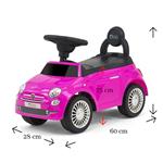 Milly Mally Dětské odrážedlo FIAT růžové