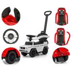 Milly Mally Scooter s vodiacou tyčou MERCEDES G350d biela