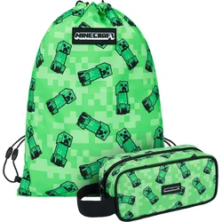 MINECRAFT SET 2 Creeper: peračník, taška