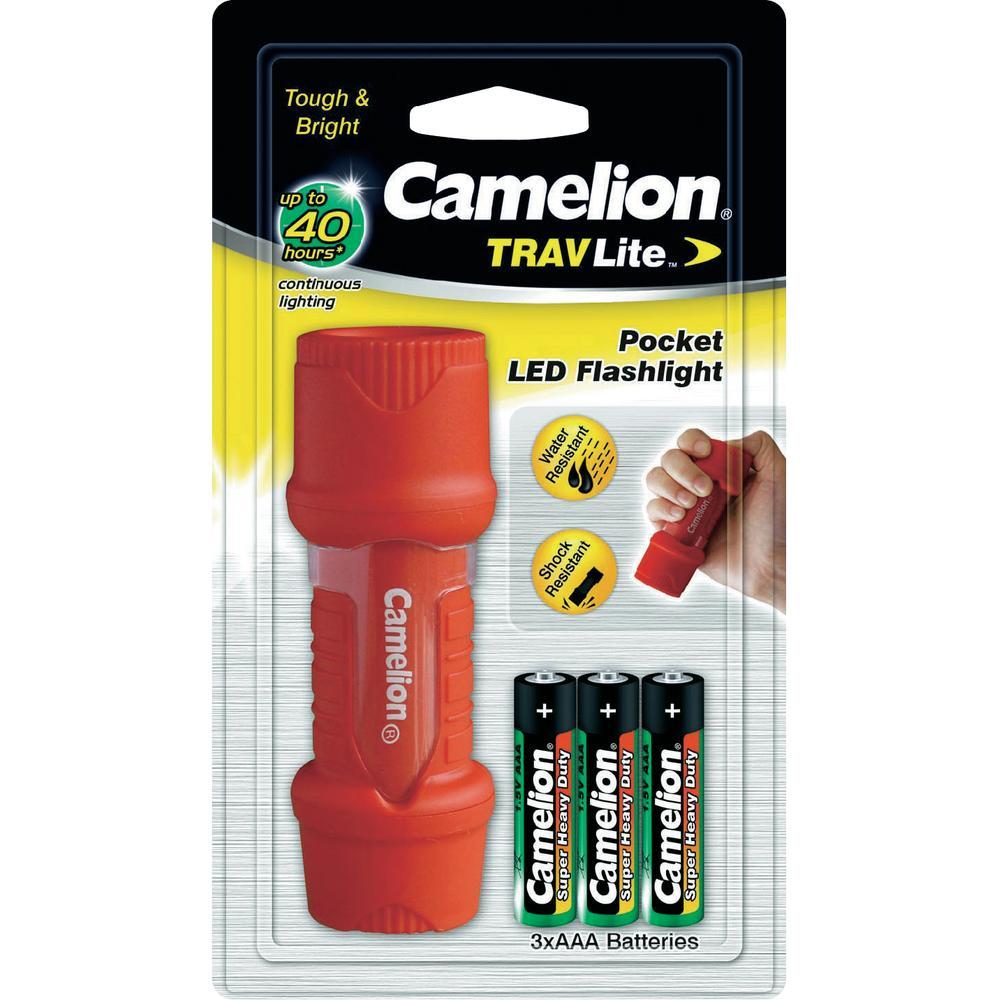 Mini LED svietidlo Camelion TravLite HP7011, zelená/červená 868656