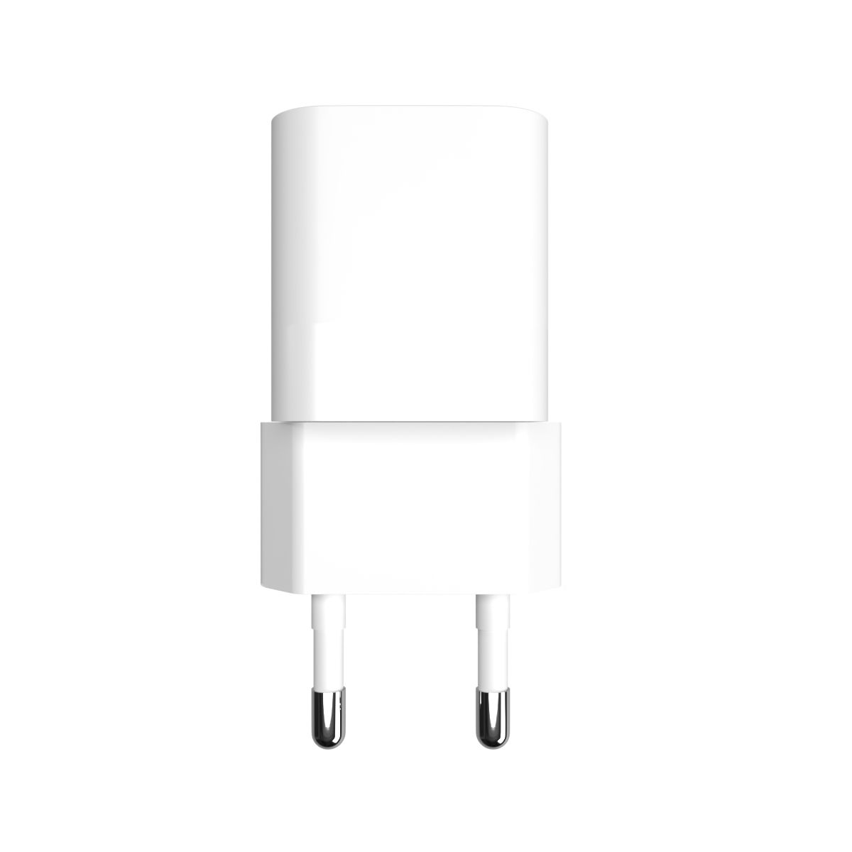 Mini sieťová nabíjačka FIXED s výstupom USB-C a podporou PD, 25 W, biela