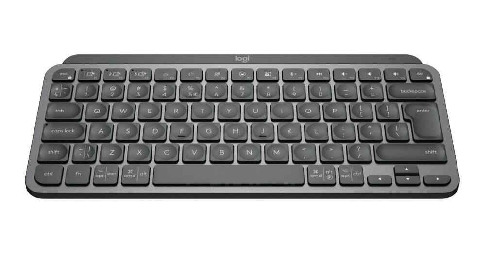 Minimalistická bezdrôtová podsvietená klávesnica Logitech MX Keys Mini - GRAPHITE (americká verzia)