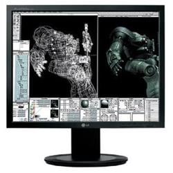MO LG 20" LCD L2000C-BF, Height&Pivot f-Engine DVI Black 8ms